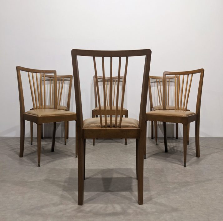 Suite de six chaises 50' – Image 3