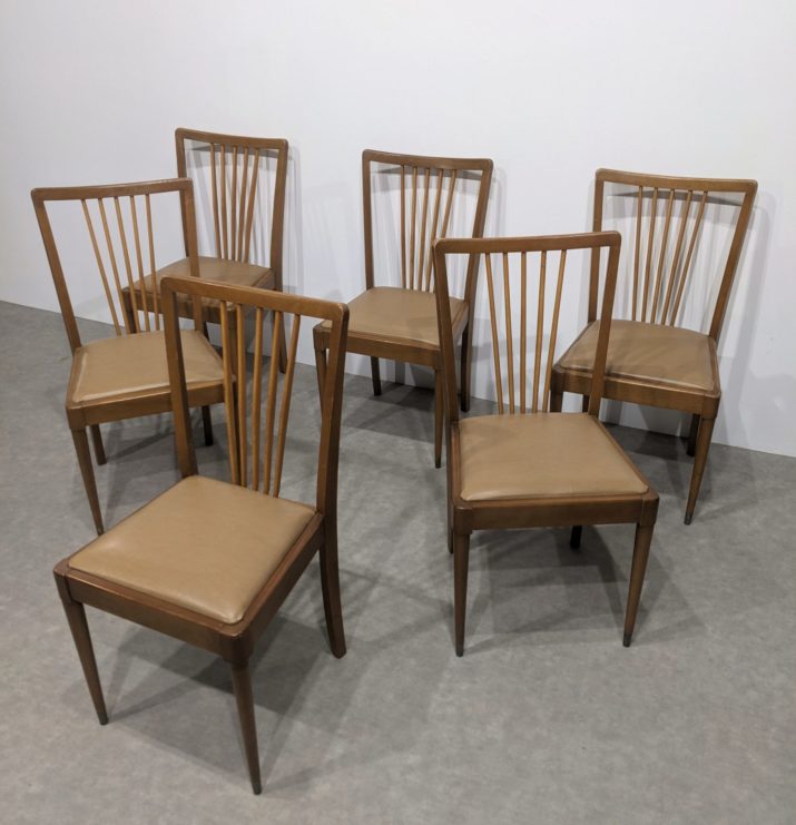 Suite de six chaises 50' – Image 2