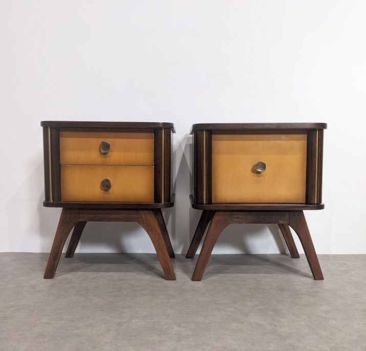 Duo de chevets mid-century – Image 6