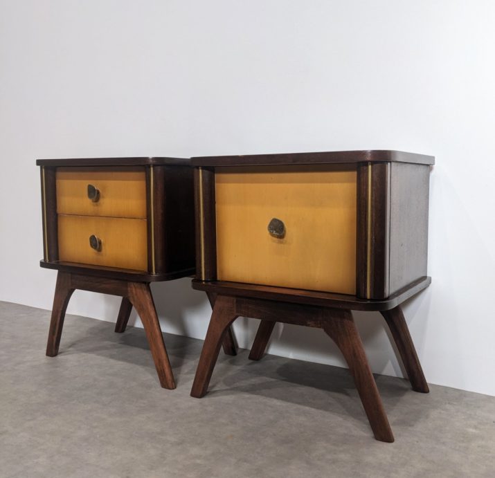 Duo de chevets mid-century – Image 5