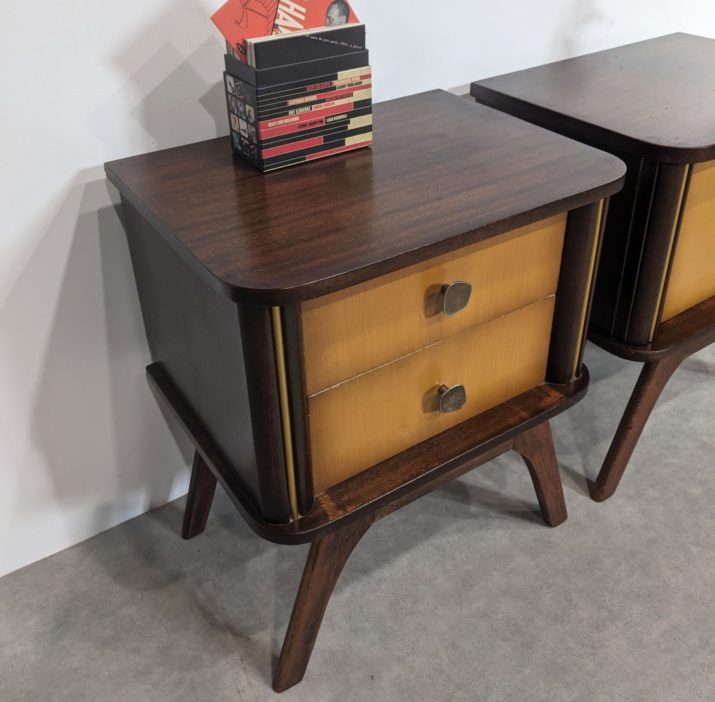 Duo de chevets mid-century – Image 4