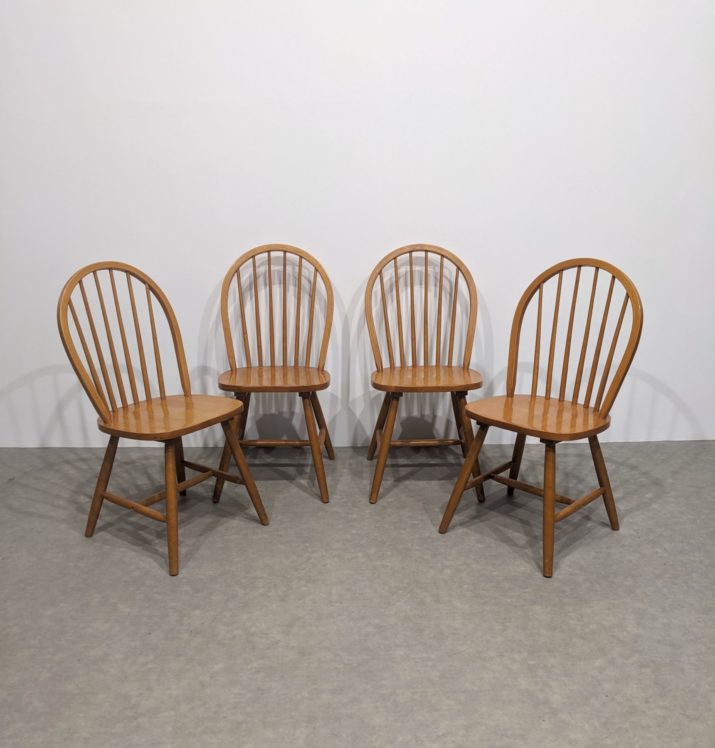 Quatre chaises Windsor – Image 4