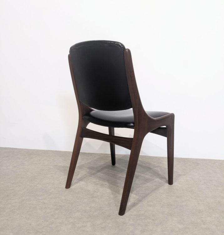 Suite de quatre chaises mid-century – Image 4