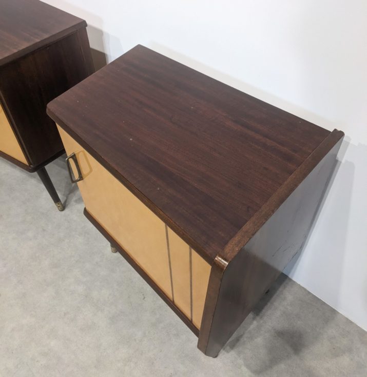 Paire de chevets mid-century – Image 6