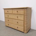 Commode vintage en rotin – Image 7
