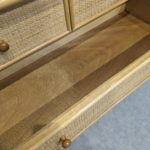 Commode vintage en rotin – Image 4