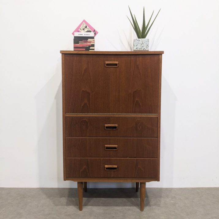 Mini bar / secrétaire scandinave