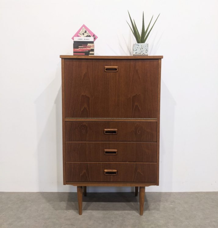 Mini bar / secrétaire scandinave