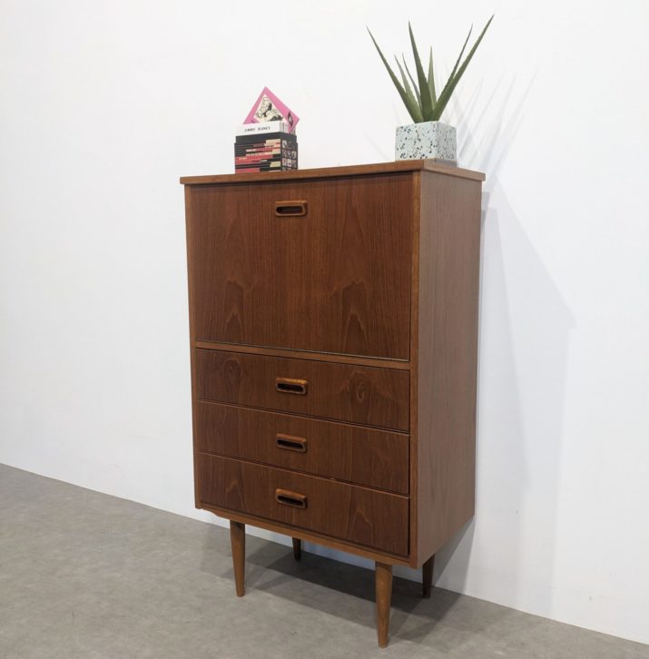 Mini bar / secrétaire scandinave – Image 3