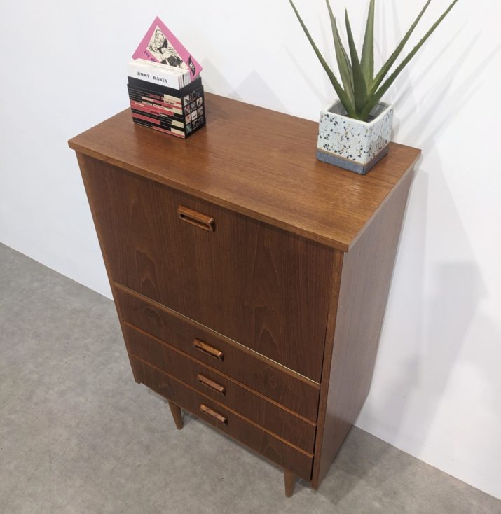 Mini bar / secrétaire scandinave – Image 2