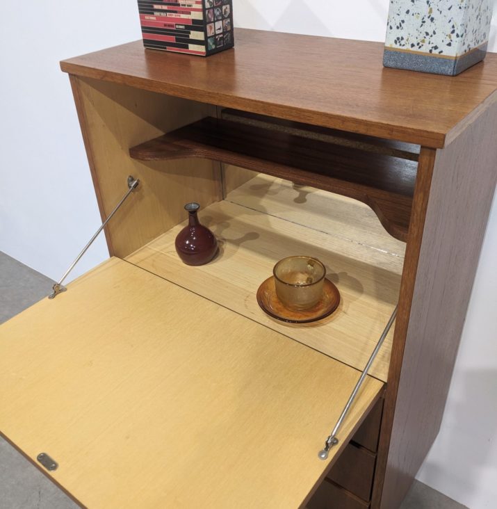 Mini bar / secrétaire scandinave – Image 5
