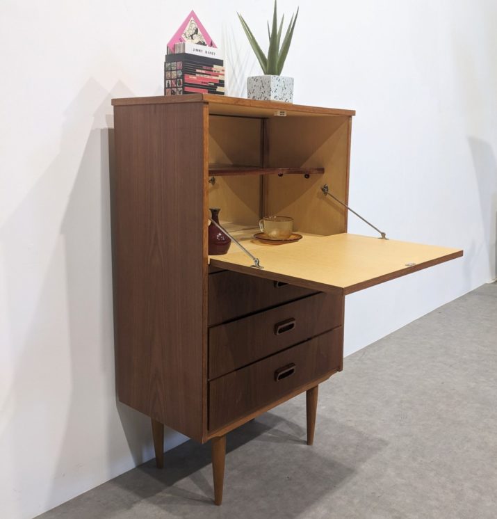 Mini bar / secrétaire scandinave – Image 6