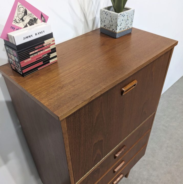 Mini bar / secrétaire scandinave – Image 7