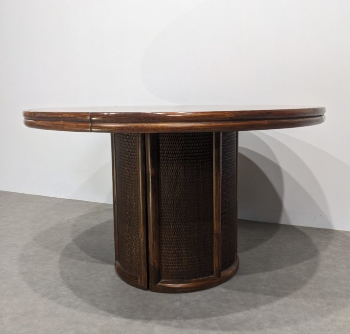 Table ronde extensible rotin – Image 7