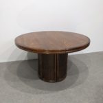 Table ronde extensible rotin