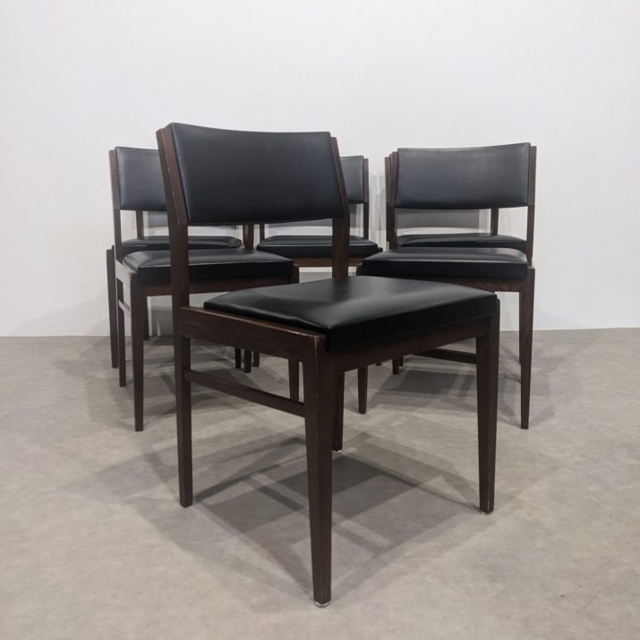Suite de 6 chaises vintage