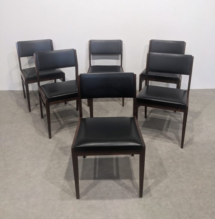 Suite de 6 chaises vintage – Image 7