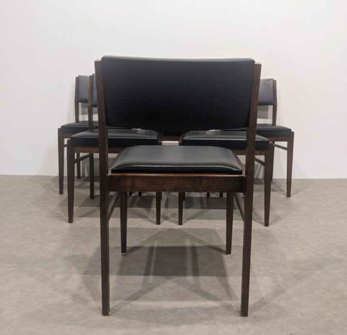 Suite de 6 chaises vintage – Image 5