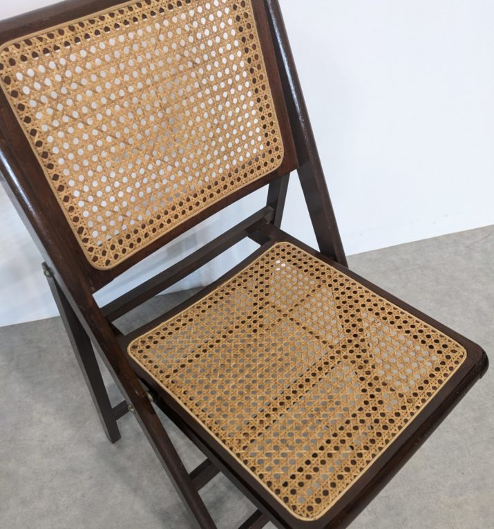 Chaise pliable rotin – Image 6