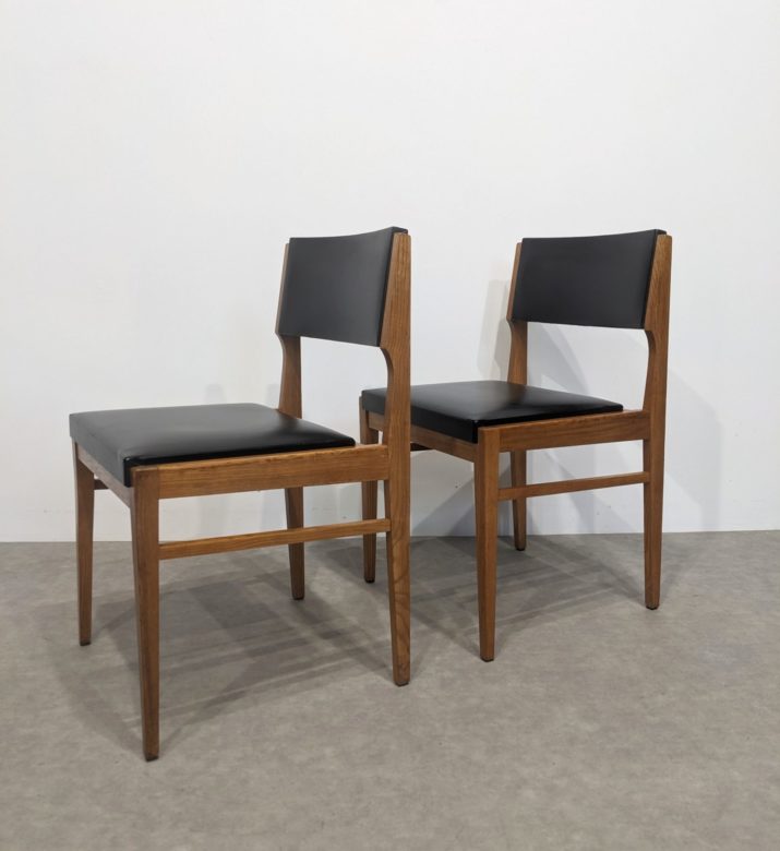 Chaise vintage Skaï – Image 4