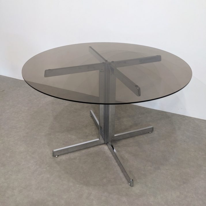 Table en verre 70s