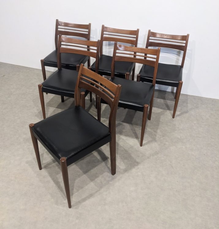 Suite de 6 chaises scandinaves – Image 4