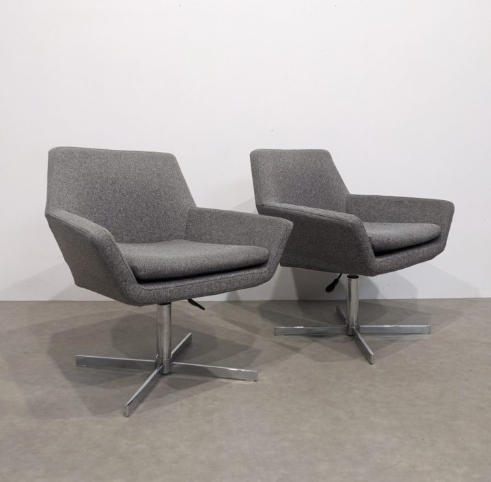 Fauteuil gris pivotant