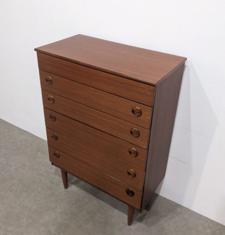 Commode vintage cinq tiroirs – Image 6