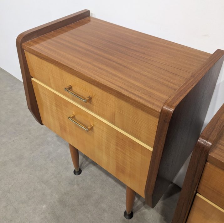 Duo de chevets mid-century – Image 6