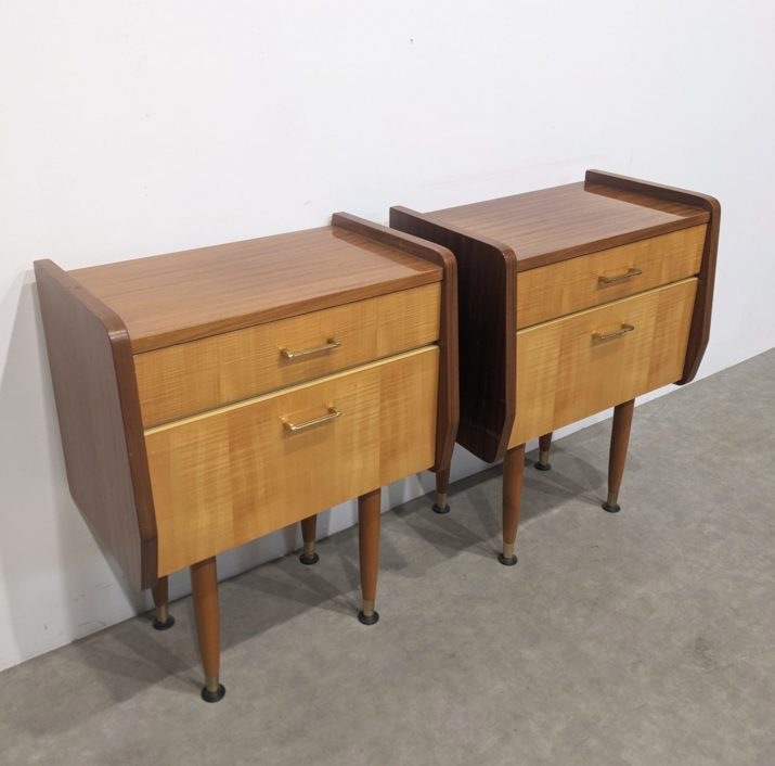 Duo de chevets mid-century – Image 4