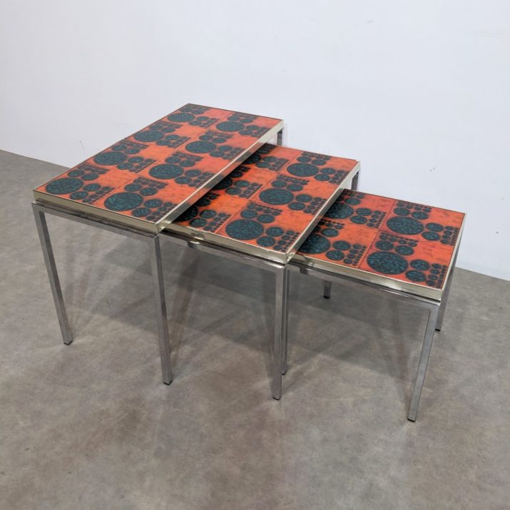 Tables gigognes céramiques