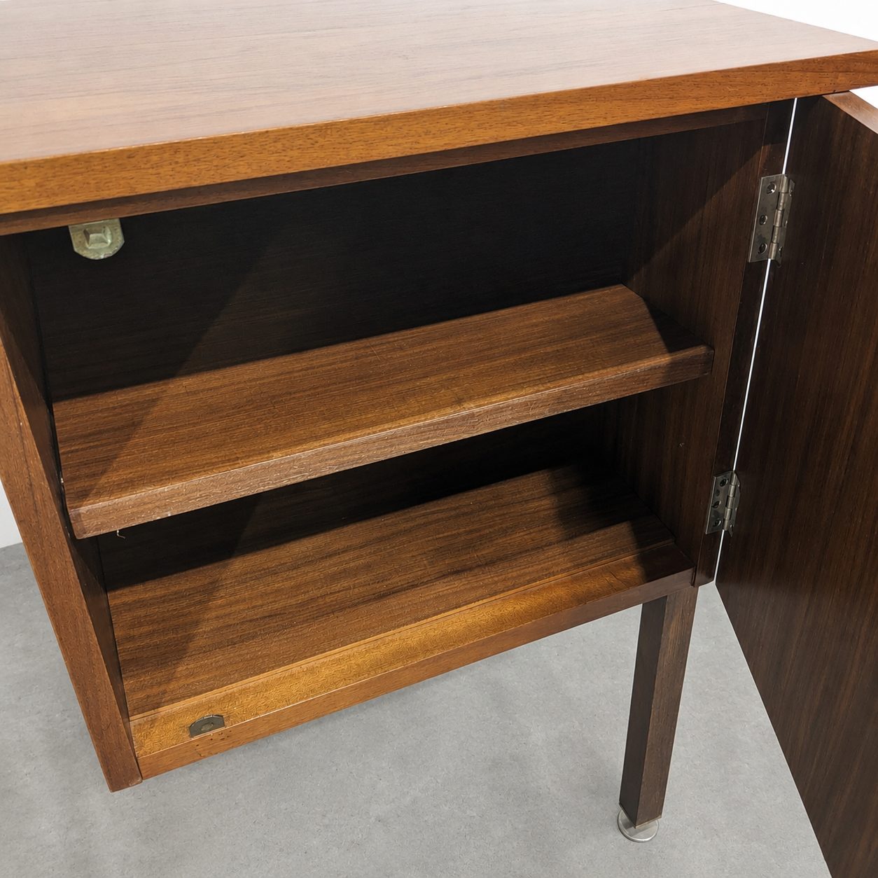 Bureau Combineurop teck et wengé – Image 7