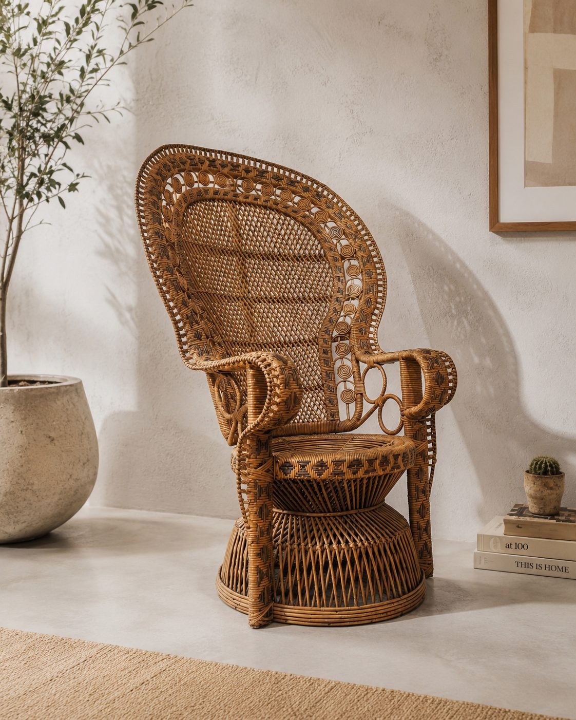 Fauteuil Paon vintage