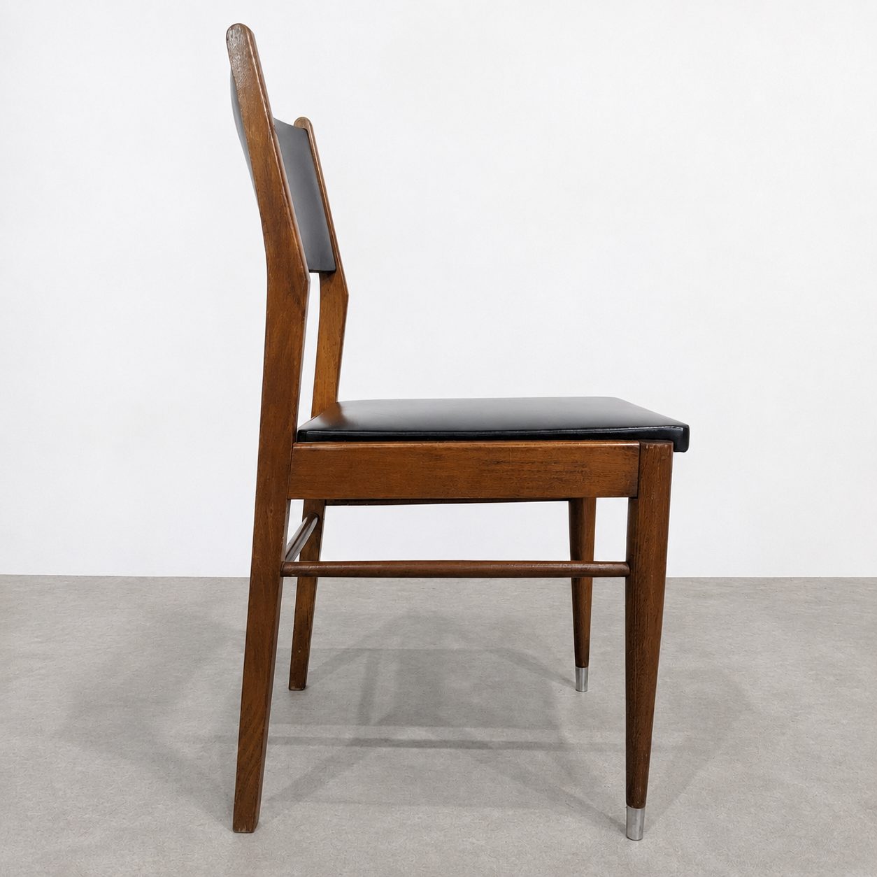 Ensemble de 4 chaises skaï noir – Image 5