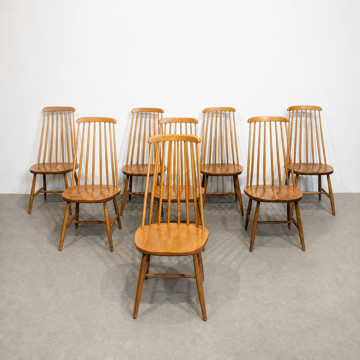 Série de 4 chaises vintage scandinaves – Image 6