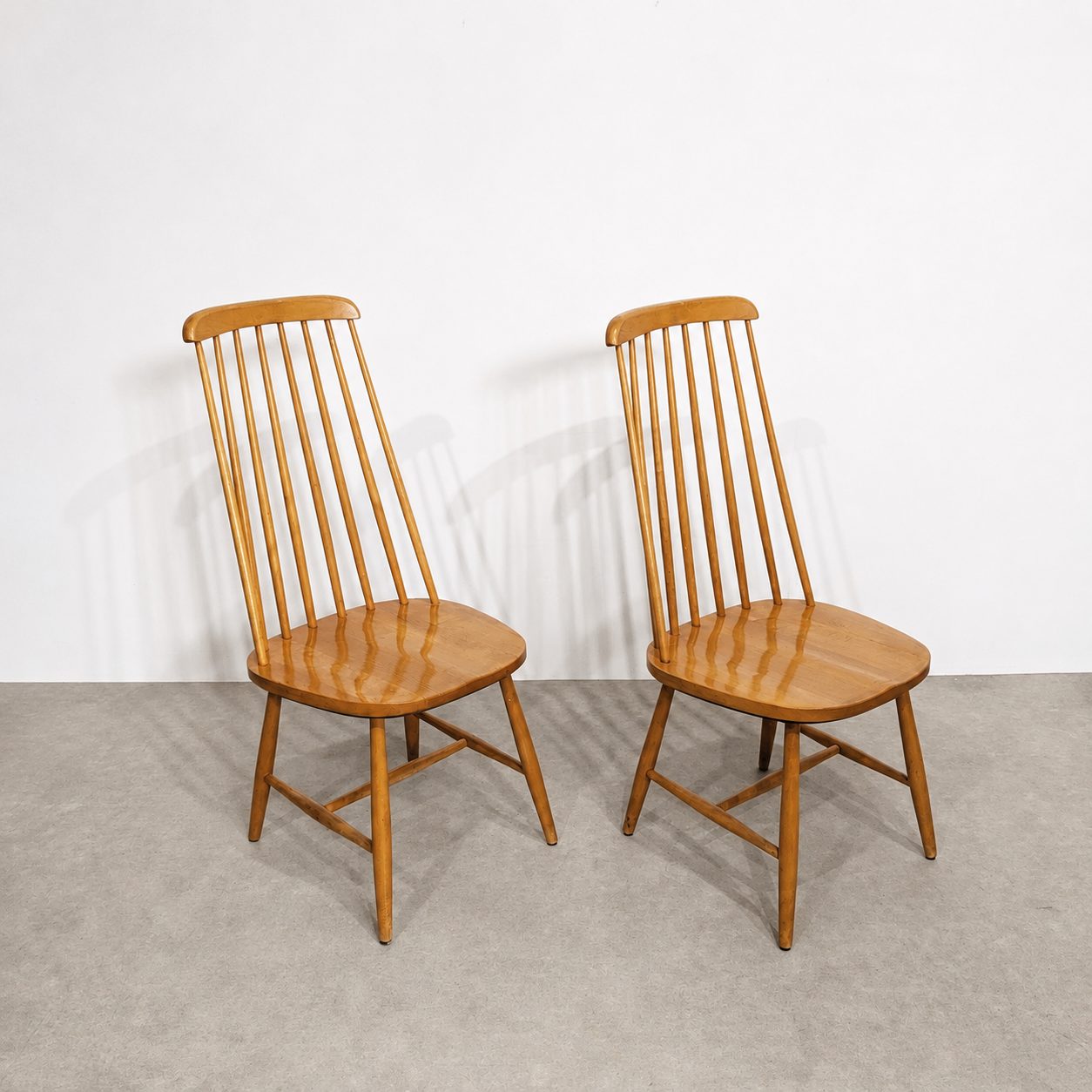 Série de 4 chaises vintage scandinaves – Image 8
