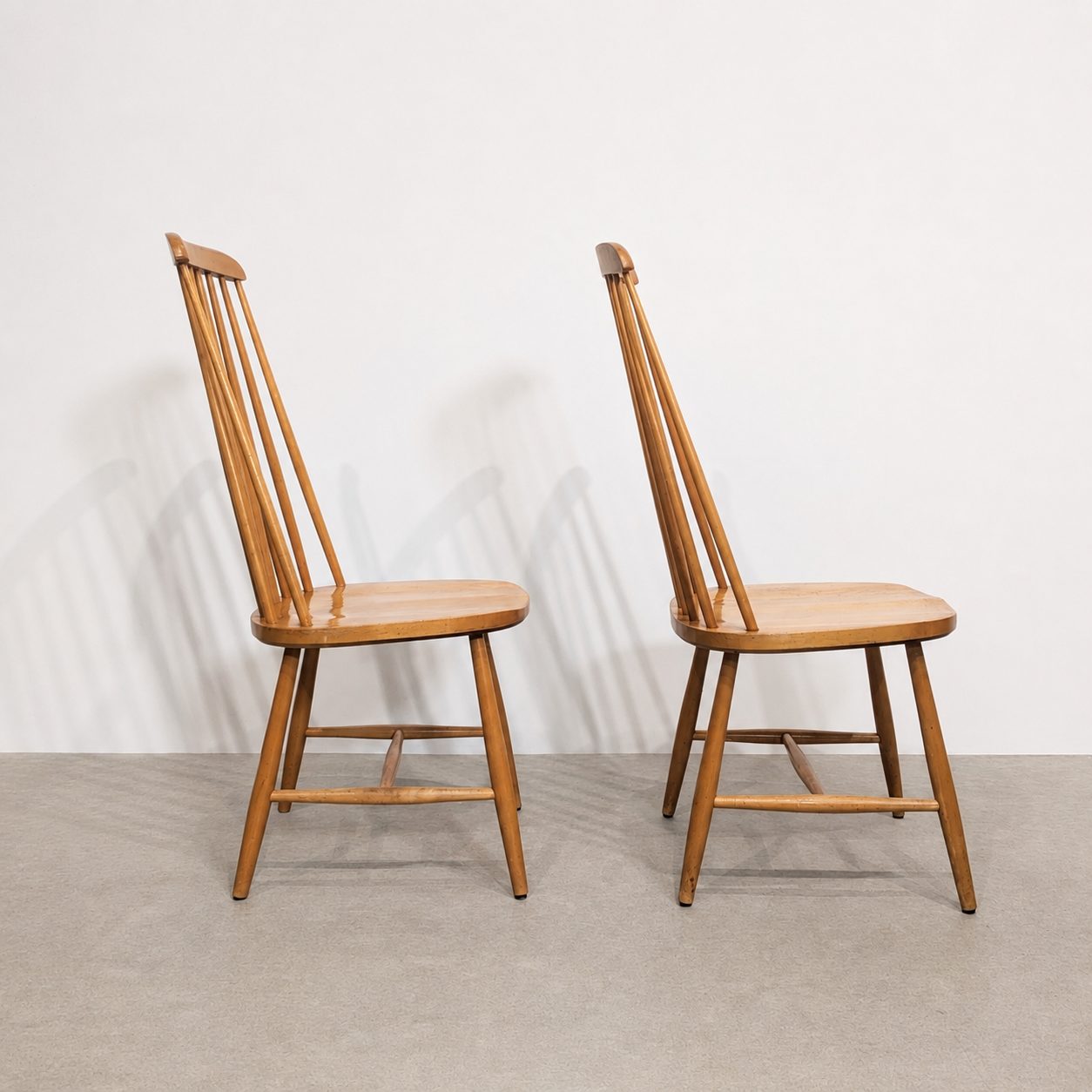 Série de 4 chaises vintage scandinaves – Image 9
