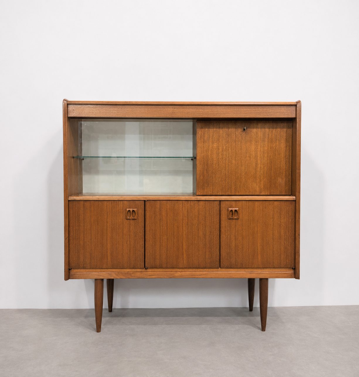 Highboard scandinave vintage en teck – Image 5