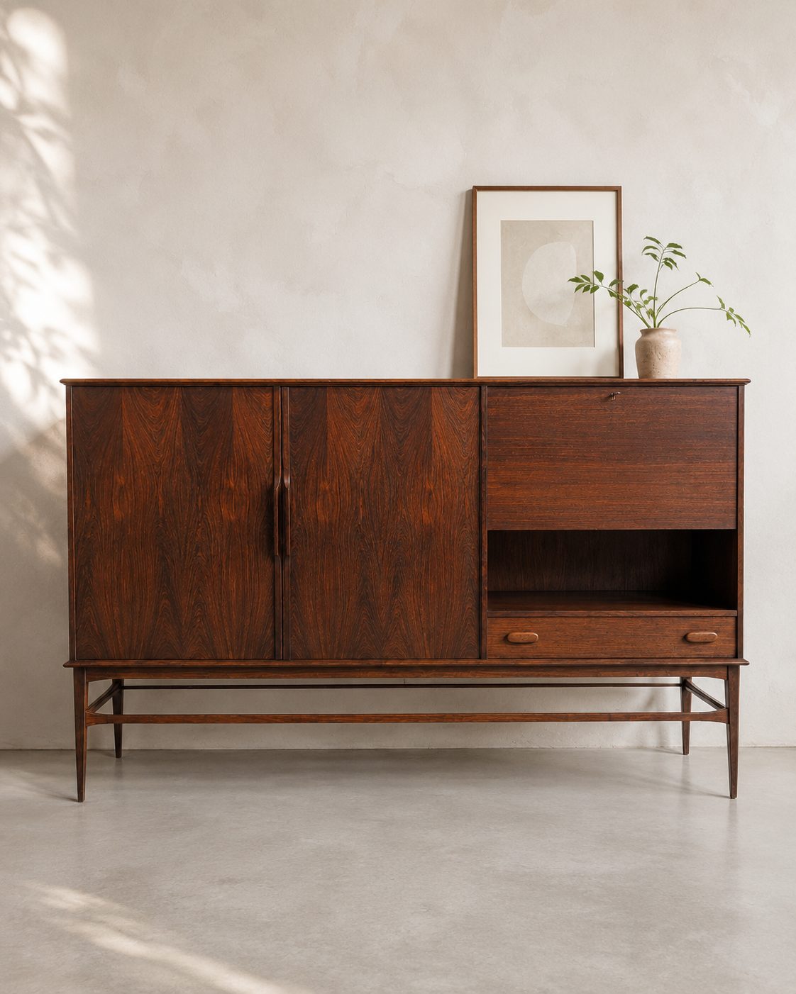 Highboard danois en palissandre