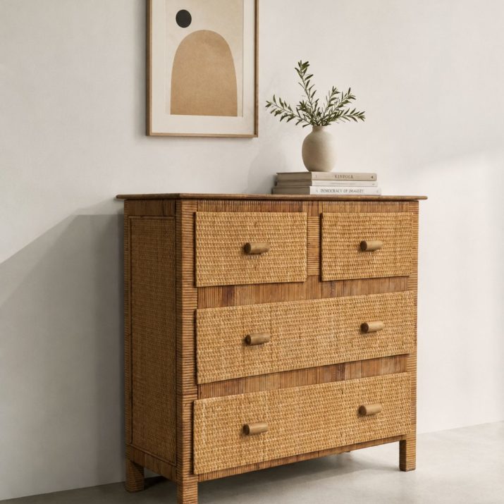 Commode en rotin Riviera