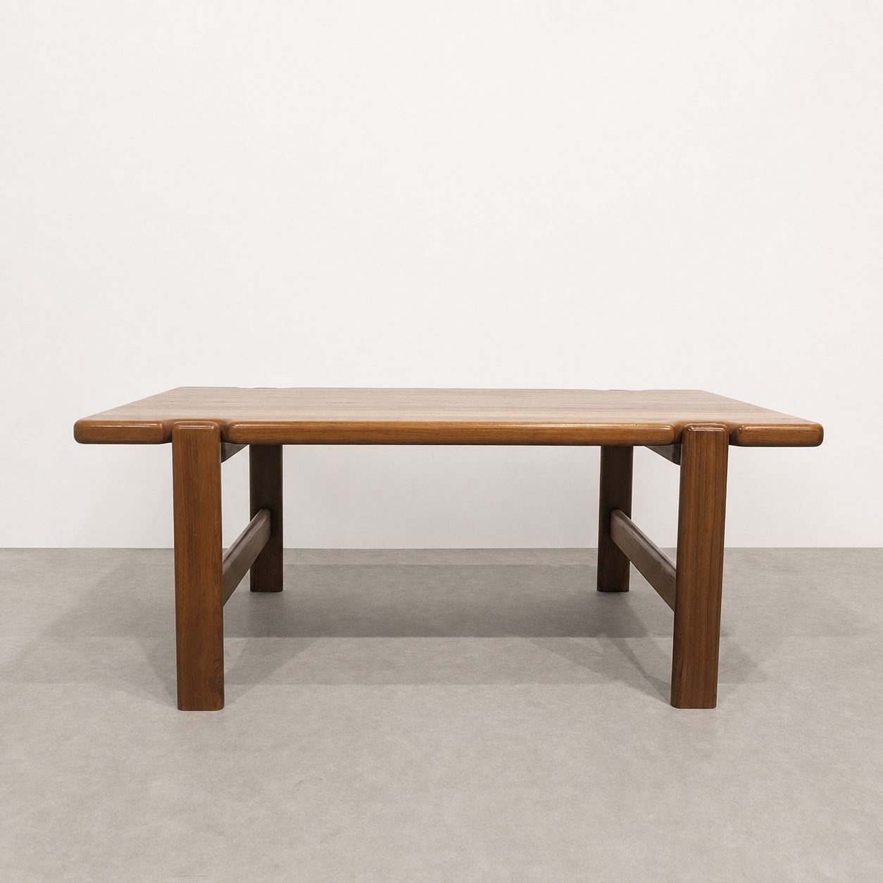Table basse danoise en teck massif – Image 2