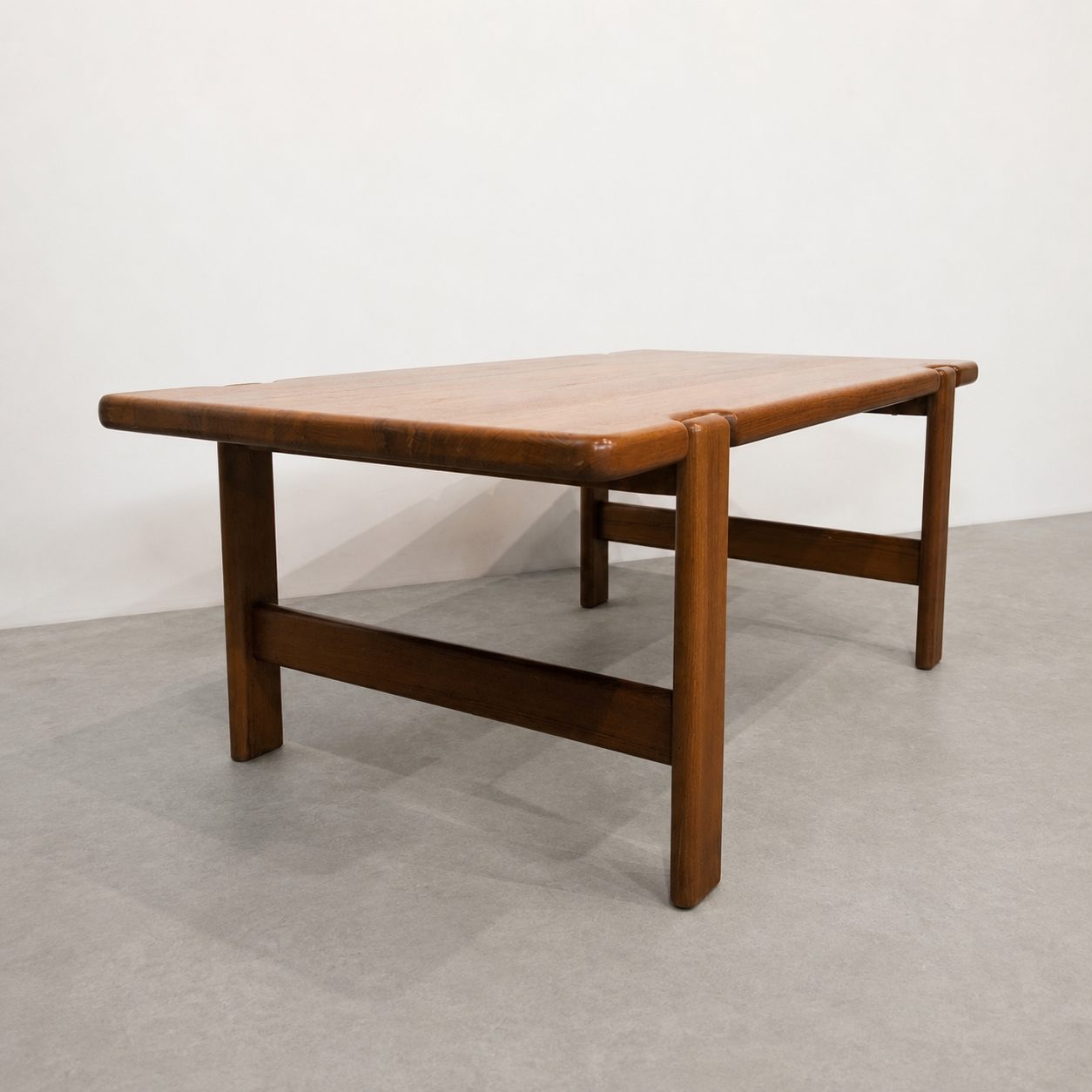 Table basse danoise en teck massif – Image 6