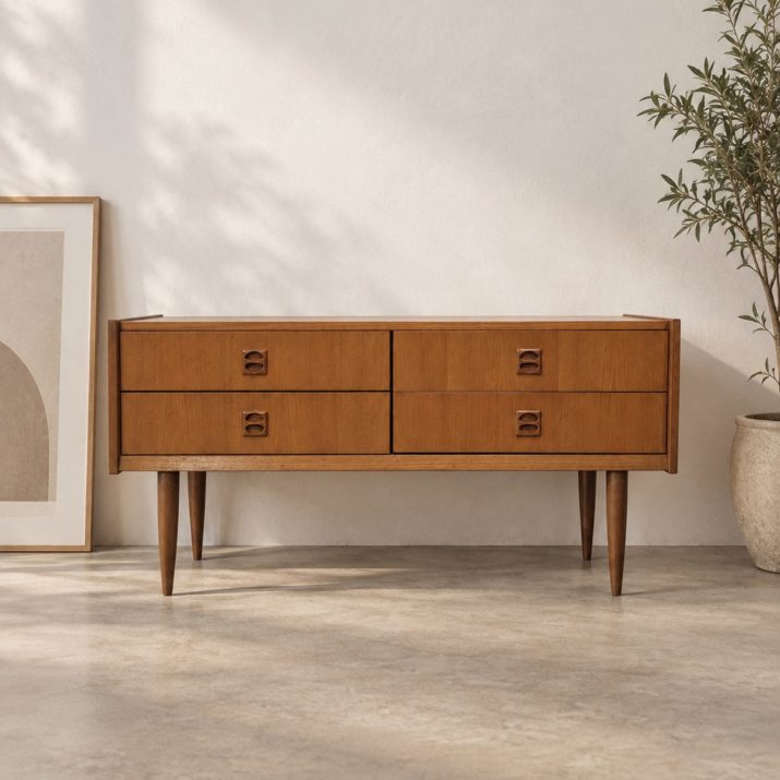 Petite enfilade mid-century en teck