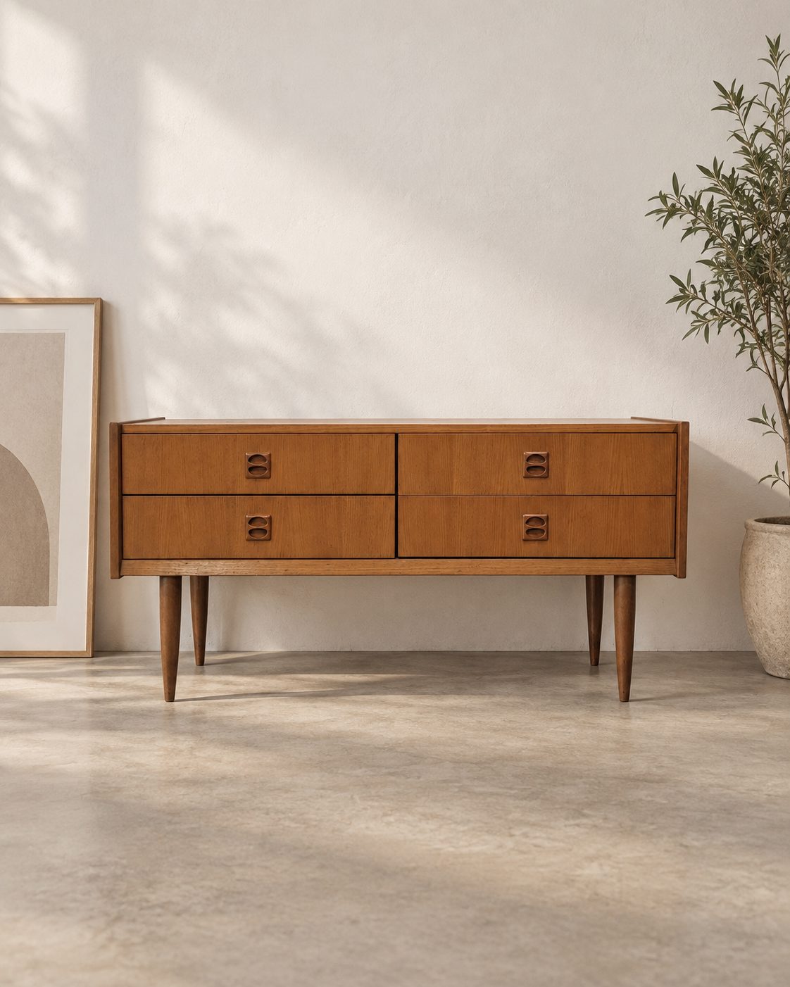 Petite enfilade mid-century en teck